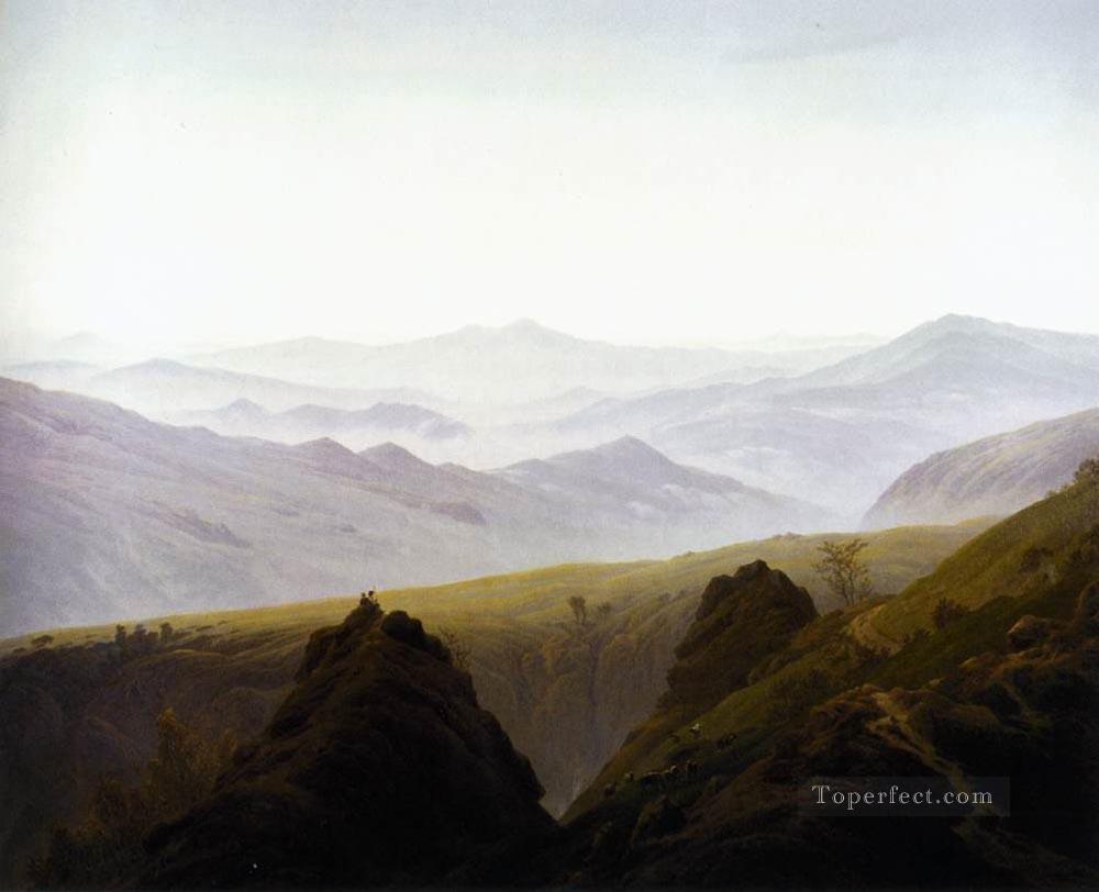 Morning In The Mountains Romantic landscape Caspar David Friedrich Oil Paintings